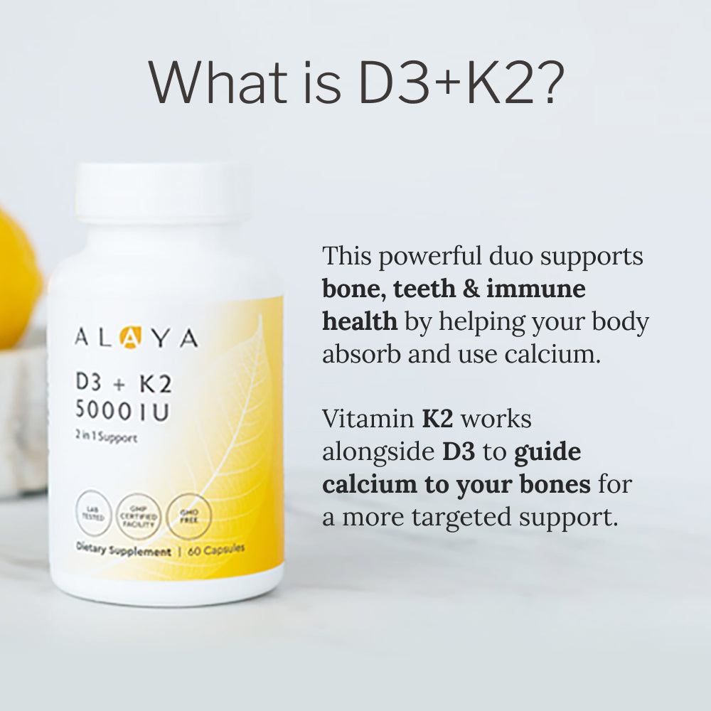 Vitamin D3 + K2
