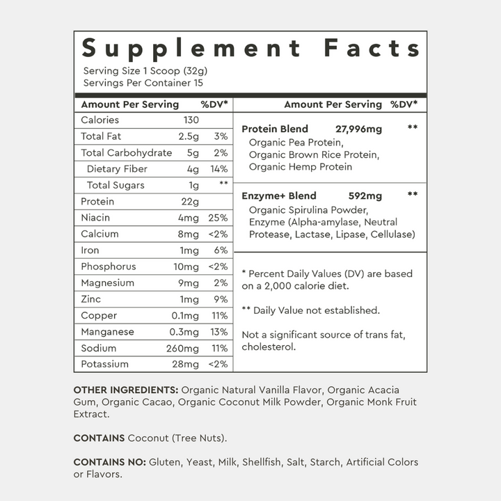 Organic Plant-Based Protein