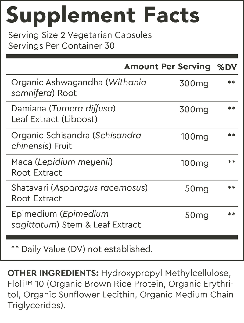 Supplement Facts for Default Title